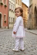 Комплект нарядный с вышивкой Kiddo белый 86 см - изображение 2