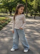 Лонгслив Lovely Kiddo бежевый 110 см - изображение 1