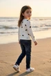 Кофта в рубчик Kiddo молочный 86 см - изображение 2
