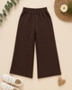 Штани для дівчинки SOFT GLAM PANTS (з камінчиками) Kiddo Шоколадний розмір 116 (KIDDO-8E9BC0D76603421999DDE9E965D9BE7D) - зображення 3