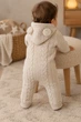 Комбинезон теплый вязаный Little Bear Kiddo бежевый 80 см - изображение 2