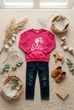 Кофта Малиновая Kiddo малиновый 128 см - изображение 3