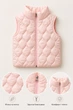 Жилетка стеганая Soft Kids Kiddo персиковый 86 см - изображение 3