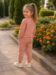 Костюм со стразами "Медвежонок" цвет темная пудра Kiddo темно-пудровый с белым 92 см - изображение 3
