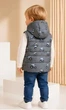 Жилетка с тракторами Kiddo серый 98 см - изображение 3