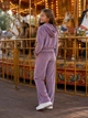 Костюм велюровий Velvet Palazzo Trend Kiddo лавандово-фиолетовый 134 см - изображение 2