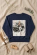 Кофта с девушкой и авто "Urban Drive" Kiddo синий 152 см - изображение 3