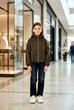 Кофта на молнии с принтом (коричневая) Kiddo коричневый 134 см - изображение 1
