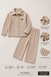 Комплект Cozy Warm Rib Kiddo бежевый 146 см - изображение 3