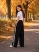 Штани Street Flex двонитка петля Kiddo Чорний розмір 158 (KIDDO-6C904B1DF60E4C2CBC1CC7C9E4E6AD16) - зображення 2