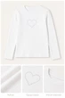Лонгслив Crystal Heart Kiddo белый 134 см - изображение 3