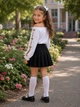 Святкова блуза «Флоренс» Kiddo Білий розмір 134 (KIDDO-987D62B62500404DB8E672339D7CDFDF) - изображение 2