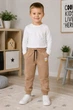Спортивні джогери «World» Kiddo коричневий 104 см - зображення 1