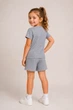 Костюм Бамби: бабочки и сердечки Kiddo серый 104 см - изображение 2