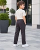 Брюки коттоновые «Sinbad Classic» Kiddo шоколадный 128 см - изображение 2