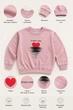 Свитшот детский My Heart Kiddo розовый 152 см - изображение 3