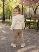 Костюм теплый Flower Ruffle Kiddo бежевый 80 см - изображение 2