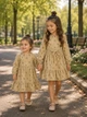 Платье из микровельвета Little Rose Kiddo кофейный 104 см - изображение 1