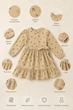 Платье из микровельвета Little Rose Kiddo кофейный 104 см - изображение 3
