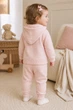 Костюм детский вязаный Little Kiddo розовый 80 см - изображение 2