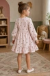 Платье из микровельвета Little Rose Kiddo розовый 92 см - изображение 2