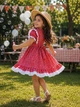 Платье Melody Kiddo красный 98 см - изображение 3