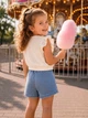 Комплект Daisy Denim Kiddo белый 104 см - изображение 2