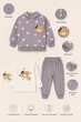 Костюм-тройка для девочки Teddy Stars Kiddo лавандово-фиолетовый 98 см - изображение 3