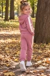 Костюм-двойка теплый с бантиком Kiddo розовый 92 см - изображение 2