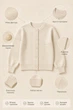 Кардиган молочний Soft Elegance Kiddo Молочний розмір 122 (KIDDO-F0FBB0B536B441549EFB23DDB46267DA) - изображение 3