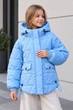Куртка демісезонна стьобана Star Kiddo Блакитний розмір 140 (KIDDO-FB3C2A06FC454EB79393651C06BC7CA1) - изображение 1