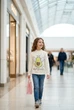 Кофта молочная с принтом авокадо-ангела и надписью Angel Avocado Kiddo молочный 128 см - изображение 1