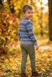 Свитер вязаный в полоску для мальчика Kiddo синий 116 см - изображение 2