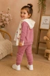 Комплект Butterfly Kiddo белый с розовым 80 см - изображение 2