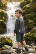 Кофта сіра з принтом планети та написом "Adventure Space" Kiddo сірий 110 см - зображення 3