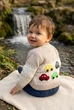 Кардиган в'язаний бежевого кольору з аплікаціями машинок Kiddo бежевий 80 см - зображення 2