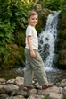 Штаны карго с накладными карманами Kiddo бежевый 122 см - изображение 1