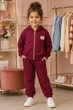 Комплект двойка Crystal Shine Kiddo бордовый 92 см - изображение 1