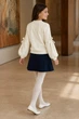 Кофта Romantic Bow Kiddo Молочний розмір 140 (KIDDO-0335FC995F884A098E0F4E1C6B9EB338) - изображение 2