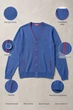 Кардиган для хлопчика Blue Classic Kiddo синій 176 см - зображення 3