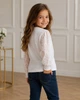 Блуза Elegant Lace Kiddo Молочний «Ажур» розмір 134 (KIDDO-61F4272F860E4CC4B963CAABD9CCB994) - зображення 2