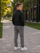 Бомбер для мальчика «Shin Black» Kiddo черный 122 см - изображение 2