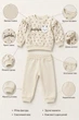 Костюм теплый Sweet Bunny Kiddo светлый бежевый 86 см - изображение 3