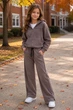 Костюм теплий флісовий Urban Comfort Kiddo капучино 146 см - зображення 1