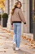 Куртка-бомбер стьобана Cappuccino Kiddo капучино 158 см - зображення 2