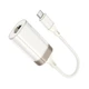 Кабель-перехідник HOCO UA41 UA41B Crystal Type-C ethernet adapter(100 mbps) apricot - зображення 5