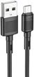 USB Кабель Hoco X83 Victory USB-A to Micro-USB 2A 1m Black - изображение 1