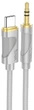 Кабель AUX Hoco UPA30 Friend Type-C to 3.5mm 1m Gray - изображение 1