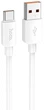 USB Кабель Hoco X96 Hyper USB-A to Type-C 6A 100W 1m White - зображення 1