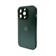 Чохол для смартфона AG Glass Matt Frame Color Logo for Apple iPhone 15 Pro Cangling Green - изображение 1